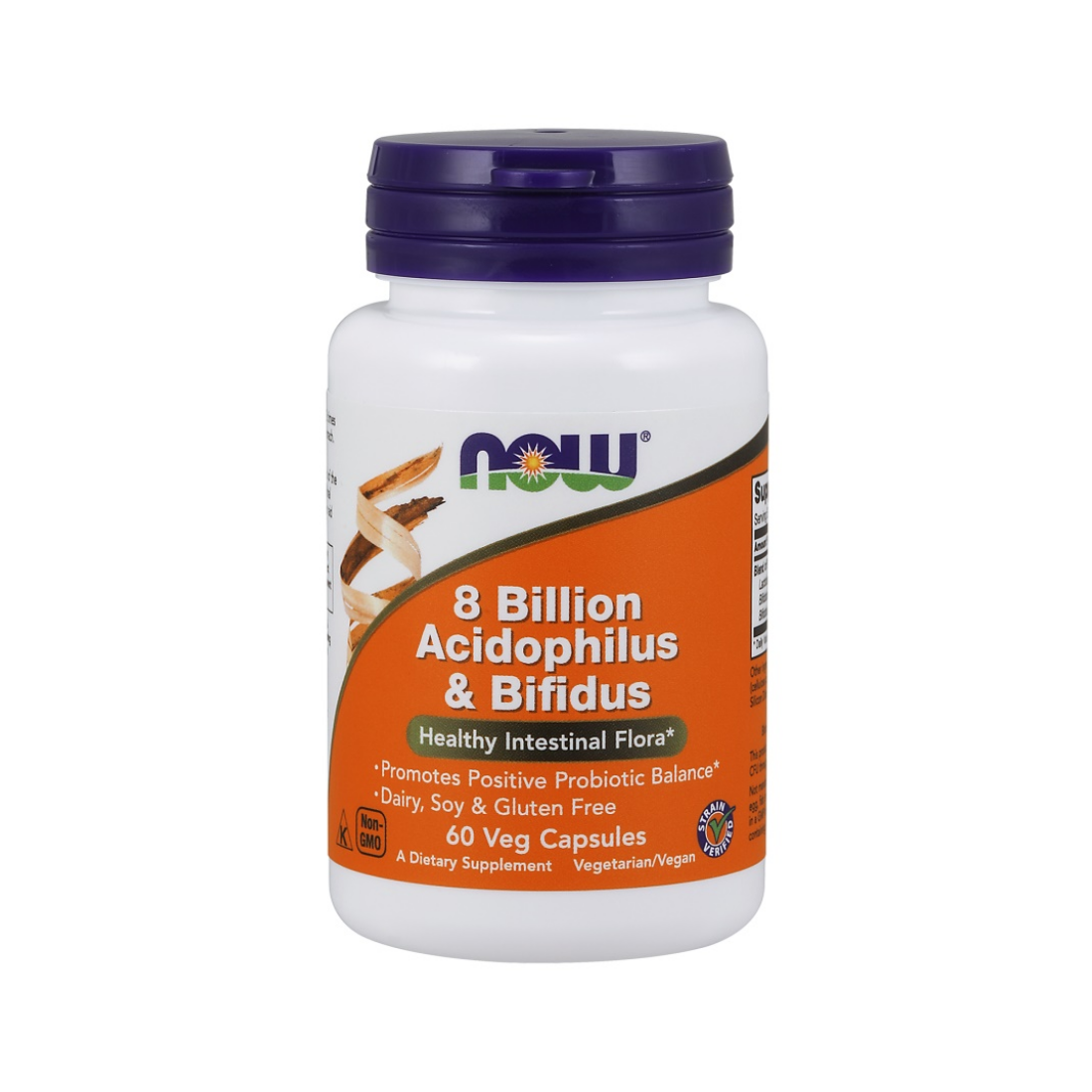 NOW FOODS 8 BILLION ACIDOPHILUS & BIFIDUS - 60 VCAPS