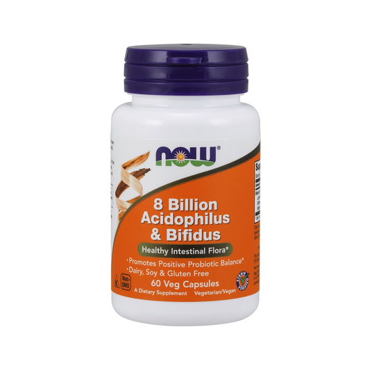 NOW FOODS 8 BILLION ACIDOPHILUS & BIFIDUS - 60 VCAPS