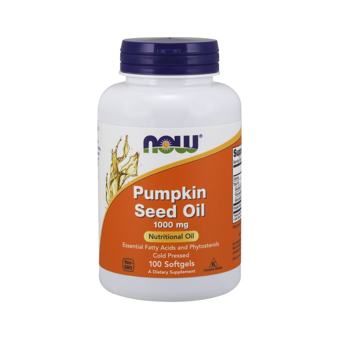 NOW FOODS PUMPKIN SEED OIL 1000MG - 100 SOFTGELS