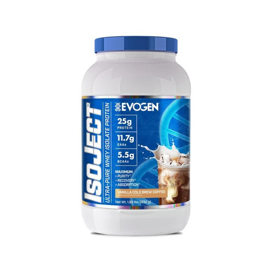EVOGEN ISOJECT VANILLA COLD BREW COFFEE - 832 GRAMS