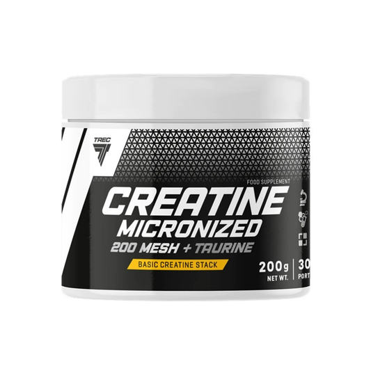 TREC NUTRITION CREATINE MICRONIZED 200 MESH + TAURINE - 200 GRAMS