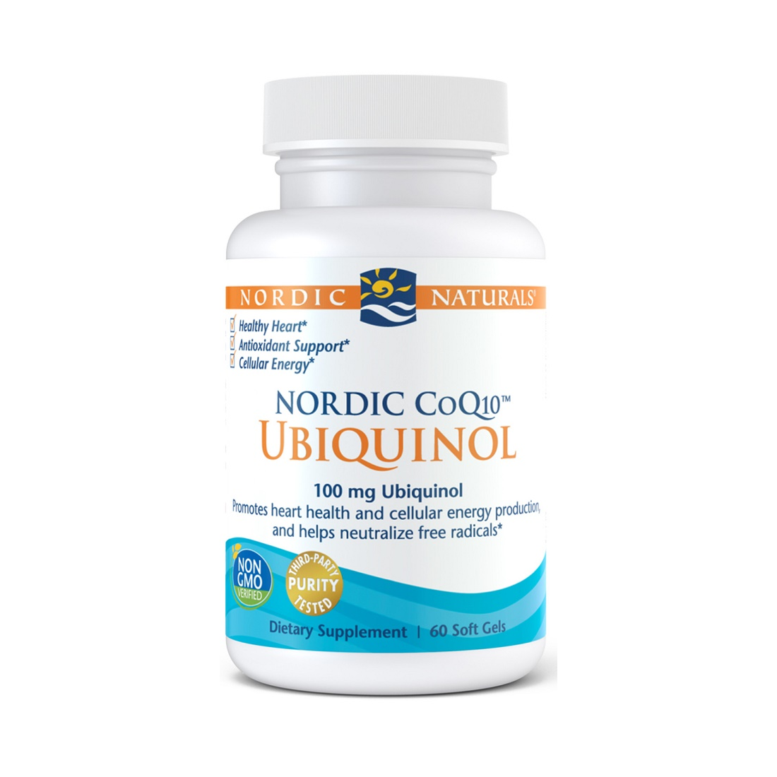 NORDIC NATURALS NORDIC COQ10 UBIQUINOL 100MG - 60 SOFTGELS