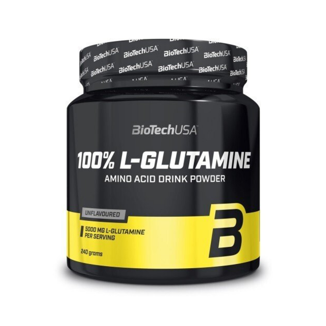 BIOTECHUSA 100% L-GLUTAMINE UNFLAVOURED - 240 GRAMS