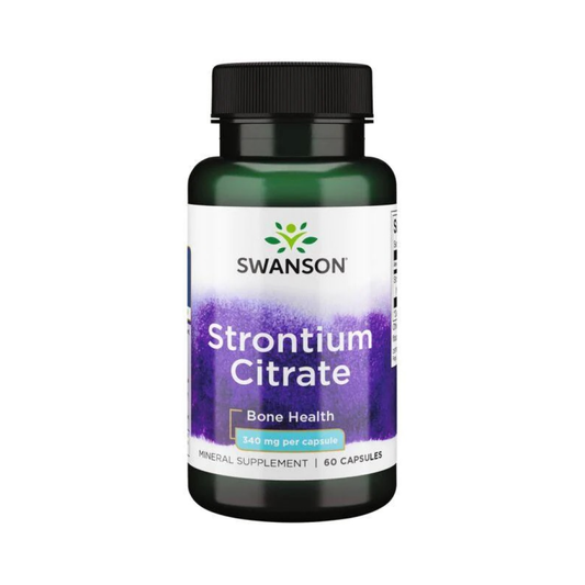 SWANSON STRONTIUM CITRATE 340MG - 60 CAPS