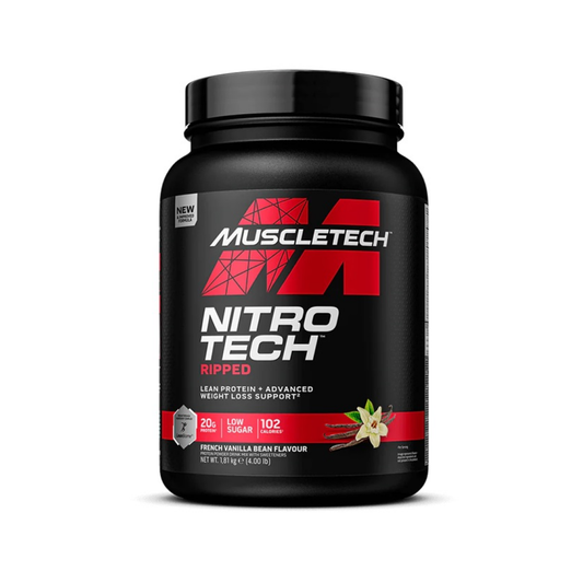 MUSCLETECH NITRO-TECH RIPPED FRENCH VANILLA BEAN - 1810 GRAMS