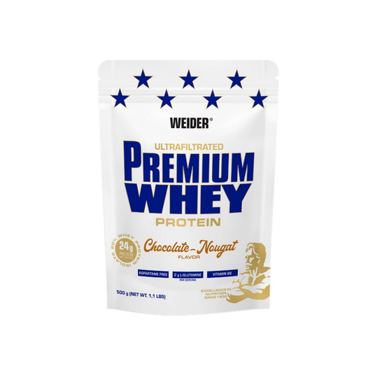WEIDER PREMIUM WHEY CHOCOLATE NOUGAT - 500 GRAMS