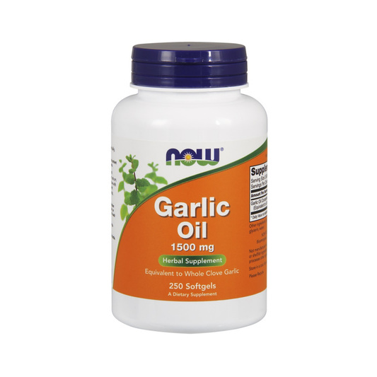 NOW FOODS GARLIC OIL 1500MG - 250 SOFTGELS