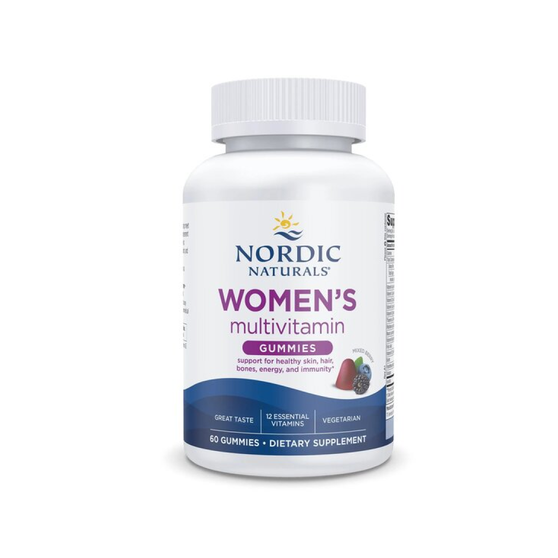 NORDIC NATURALS WOMEN'S MULTIVITAMIN GUMMIES MIXED BERRY - 60 GUMMIES