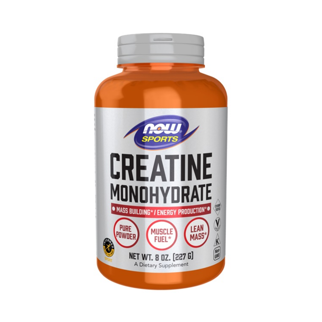 NOW FOODS CREATINE MONOHYDRATE PURE POWDER - 227 GRAMS