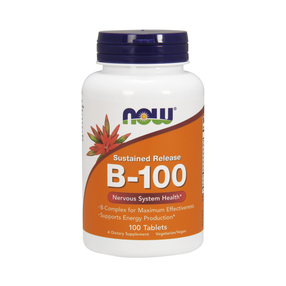 NOW FOODS VITAMIN B-100 SUSTAINED RELEASE - 100 TABLETS