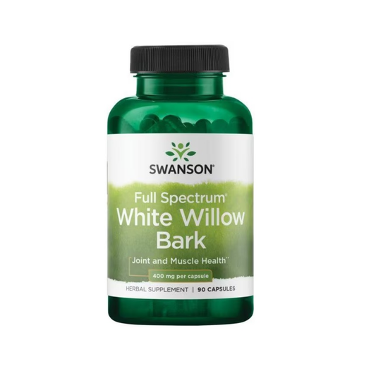 SWANSON FULL SPECTRUM WHITE WILLOW BARK 400MG - 90 CAPS