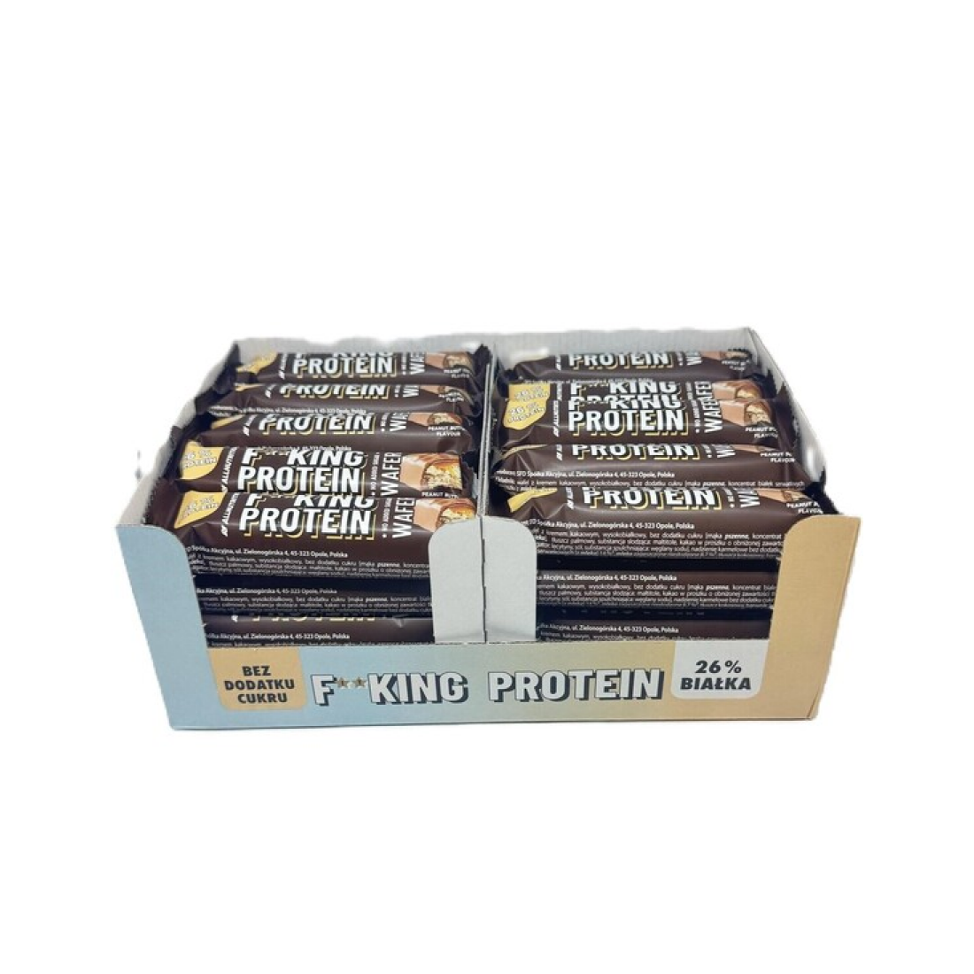ALLNUTRITION FITKING PROTEIN WAFER PEANUT BUTTER - 40 X 39G