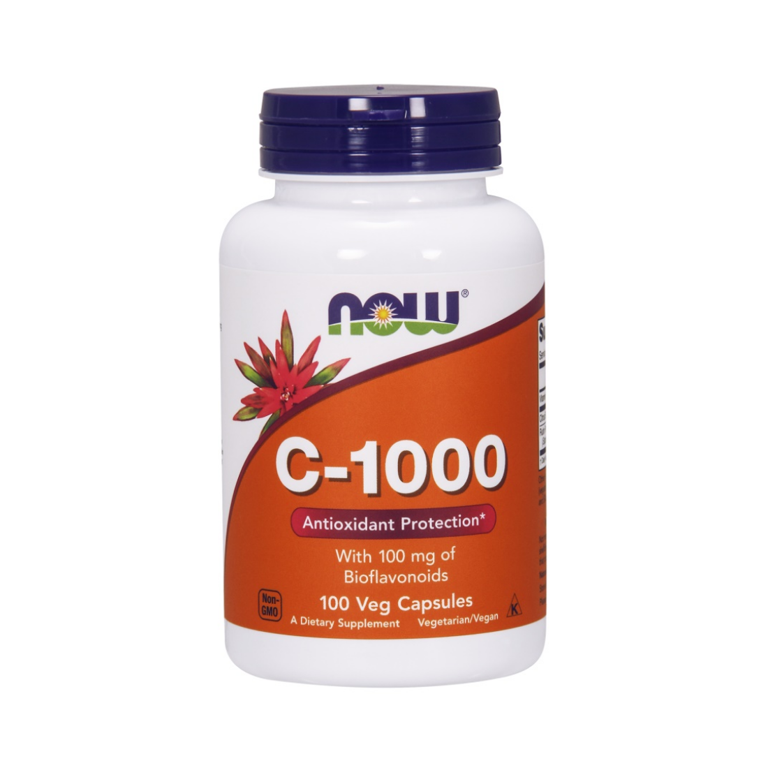 NOW FOODS VITAMIN C-1000 WITH 100MG BIOFLAVONOIDS - 100 VCAPS