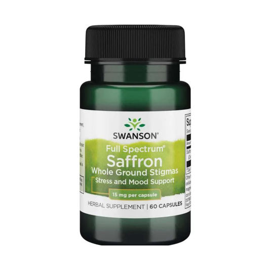 SWANSON FULL SPECTRUM SAFFRON 15MG - 60 CAPS