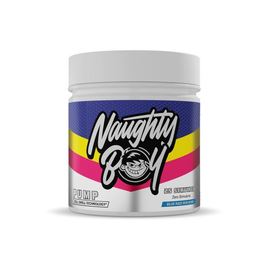 NAUGHTY BOY PUMP BLUE RAZZ BON BONS - 400 GRAMS