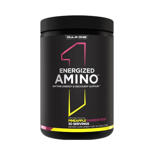RULE ONE ENERGIZED AMINO PINEAPPLE PASSION FRUIT - 270 GRAMS