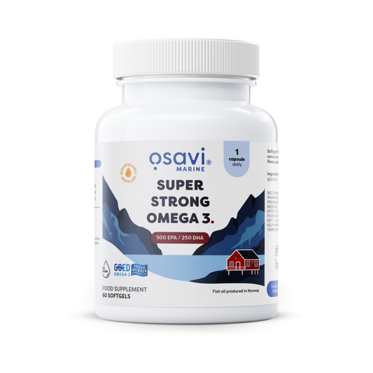 OSAVI SUPER STRONG OMEGA 3 500 EPA / 250 DHA - 60 SOFTGELS