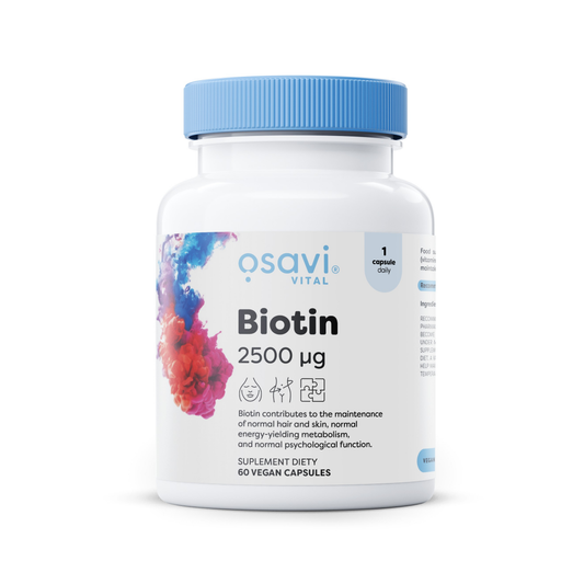 OSAVI BIOTIN 2500MCG - 60 VEGAN CAPS