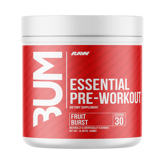 RAW NUTRITION CBUM ESSENTIAL PRE-WORKOUT FRUIT BURST - 408 GRAMS