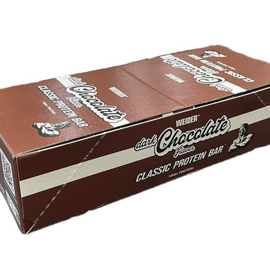 WEIDER CLASSIC PROTEIN BAR DARK CHOCOLATE - 24 X 35G