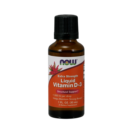 NOW FOODS VITAMIN D-3 LIQUID 1000 IU (EXTRA STRENGTH) - 30 ML
