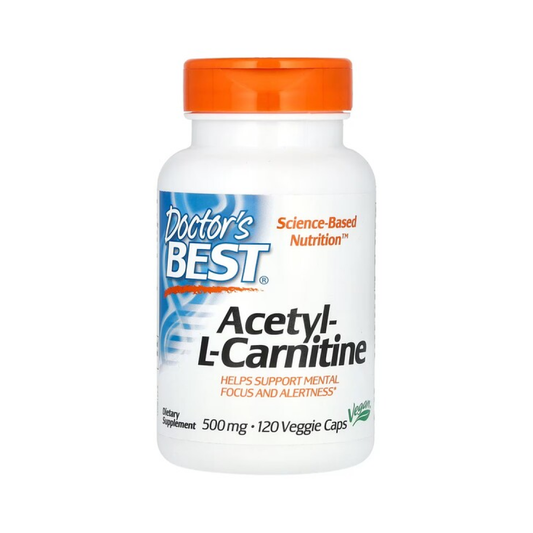 DOCTOR'S BEST ACETYL L-CARNITINE 500MG - 120 VCAPS