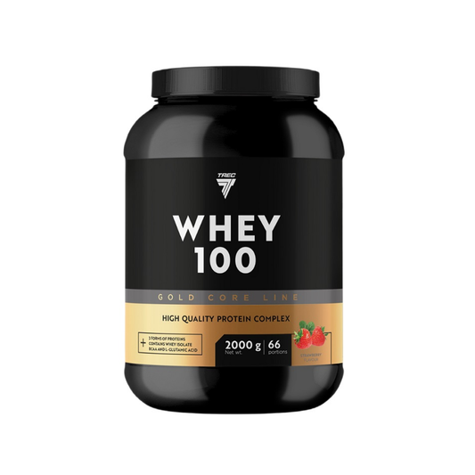 TREC NUTRITION GOLD CORE GOLD CORE WHEY 100 STRAWBERRY - 2000 GRAMS