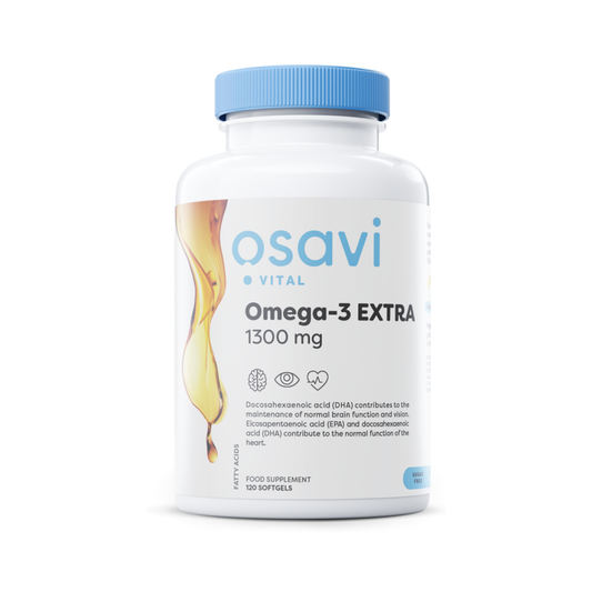 OSAVI OMEGA-3 EXTRA MOLECULARLY DISTILLED 1300MG (LEMON) - 120 SOFTGELS