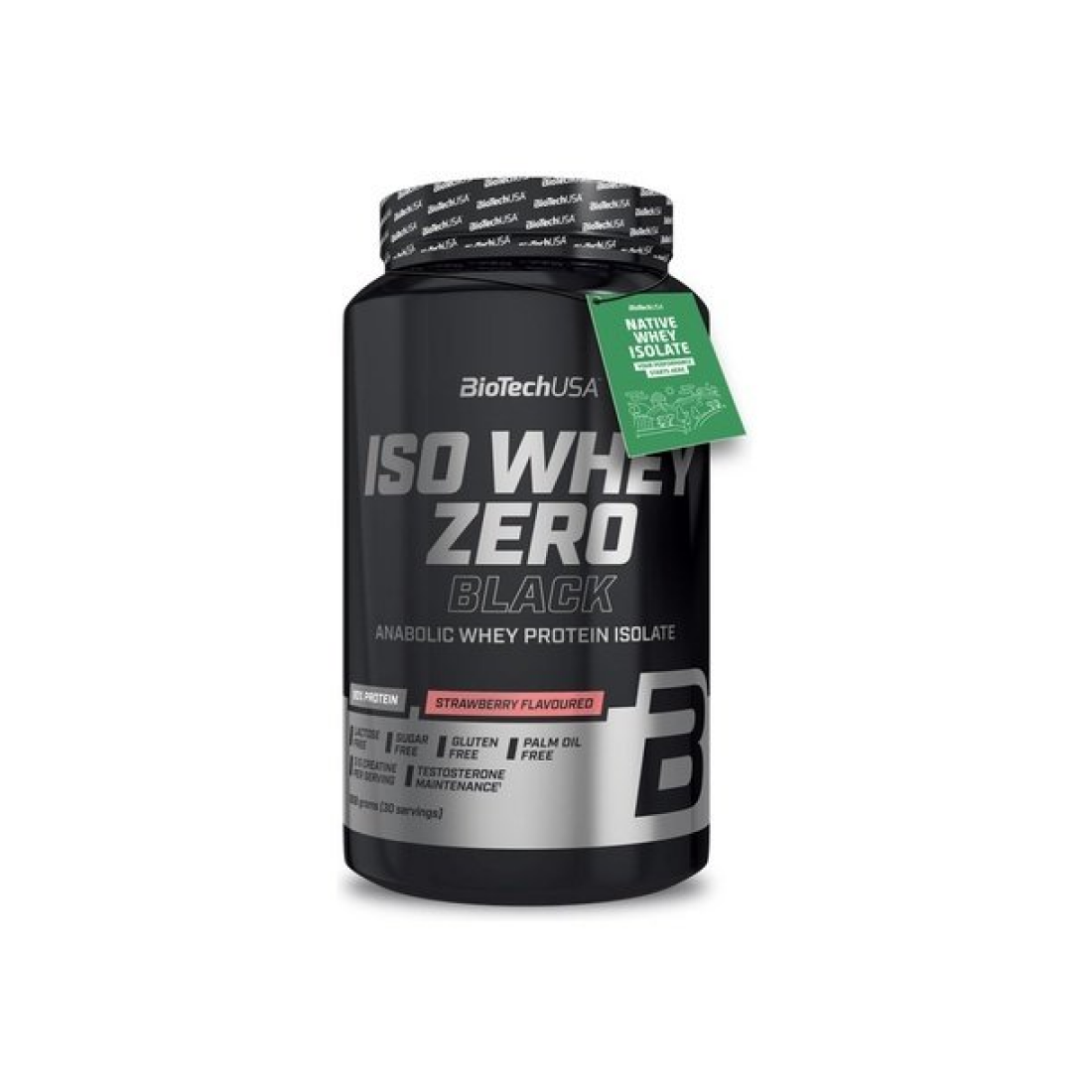 BIOTECHUSA ISO WHEY ZERO BLACK STRAWBERRY - 908 GRAMS