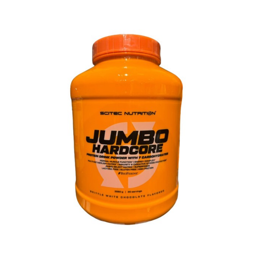 SCITEC JUMBO HARDCORE BRITTLE WHITE CHOCOLATE - 3060 GRAMS