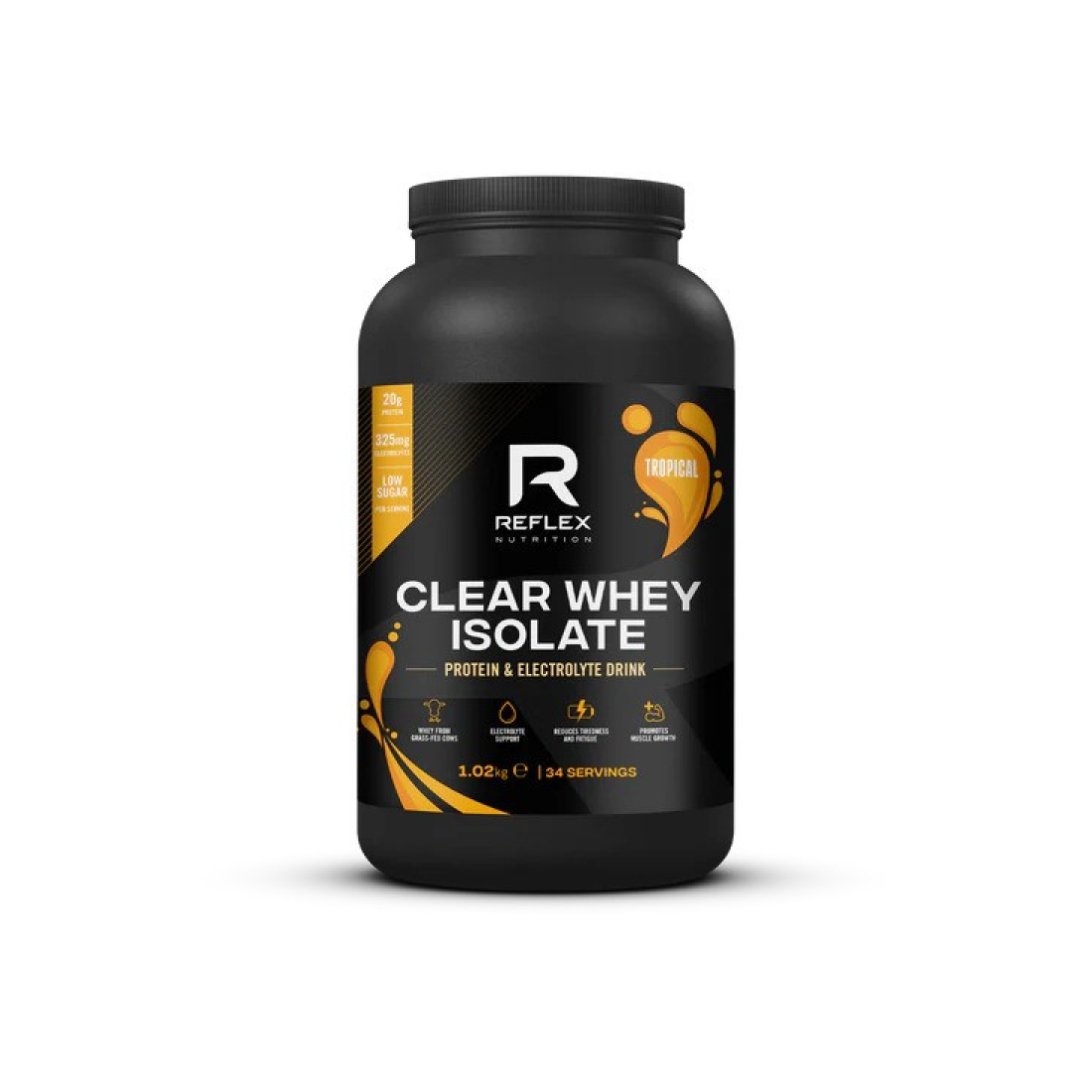 REFLEX NUTRITION CLEAR WHEY ISOLATE TROPICAL - 1020 GRAMS