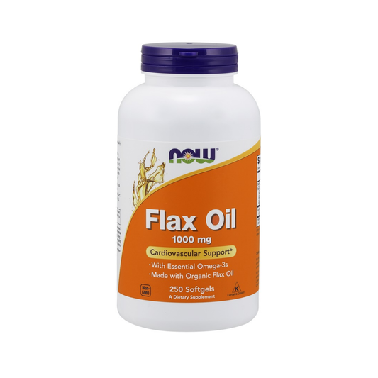 NOW FOODS FLAX OIL 1000MG - 250 SOFTGELS