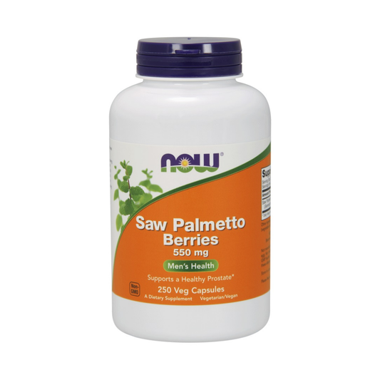 NOW FOODS SAW PALMETTO BERRIES 550MG - 250 VCAPS