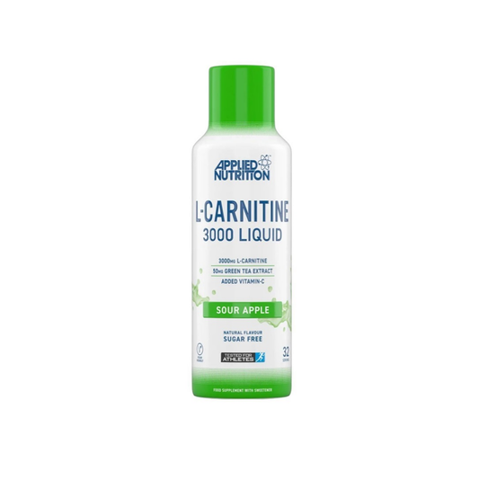 APPLIED NUTRITION L-CARNITINE LIQUID 3000 SOUR APPLE - 480 ML