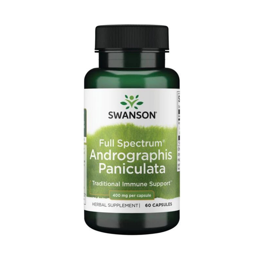 SWANSON FULL SPECTRUM ANDROGRAPHIS PANICULATA 400MG - 60 CAPS