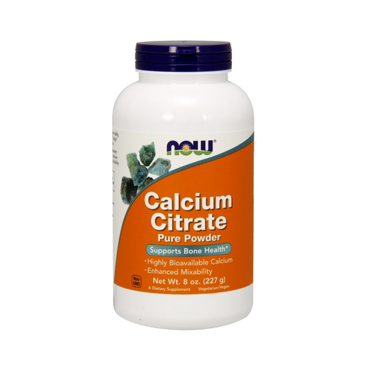 NOW FOODS CALCIUM CITRATE PURE POWDER - 227 GRAMS