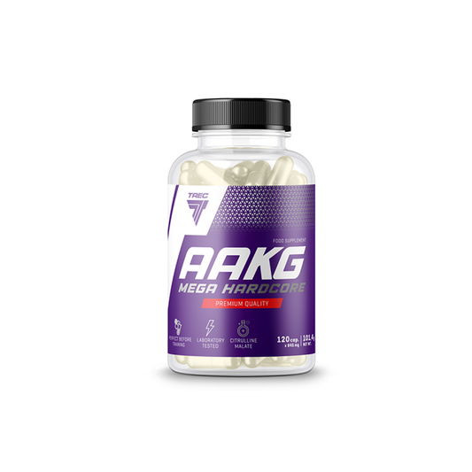 TREC NUTRITION AAKG MEGA HARDCORE CAPS - 120 CAPS