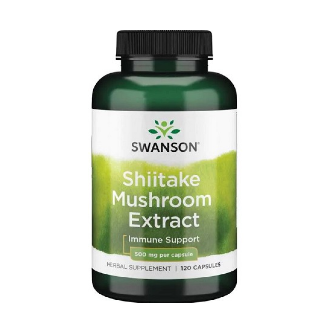 SWANSON SHIITAKE MUSHROOM EXTRACT 500MG - 120 CAPS