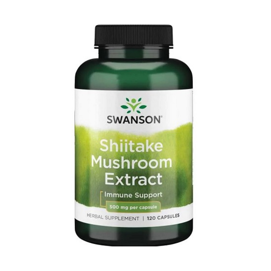 SWANSON SHIITAKE MUSHROOM EXTRACT 500MG - 120 CAPS