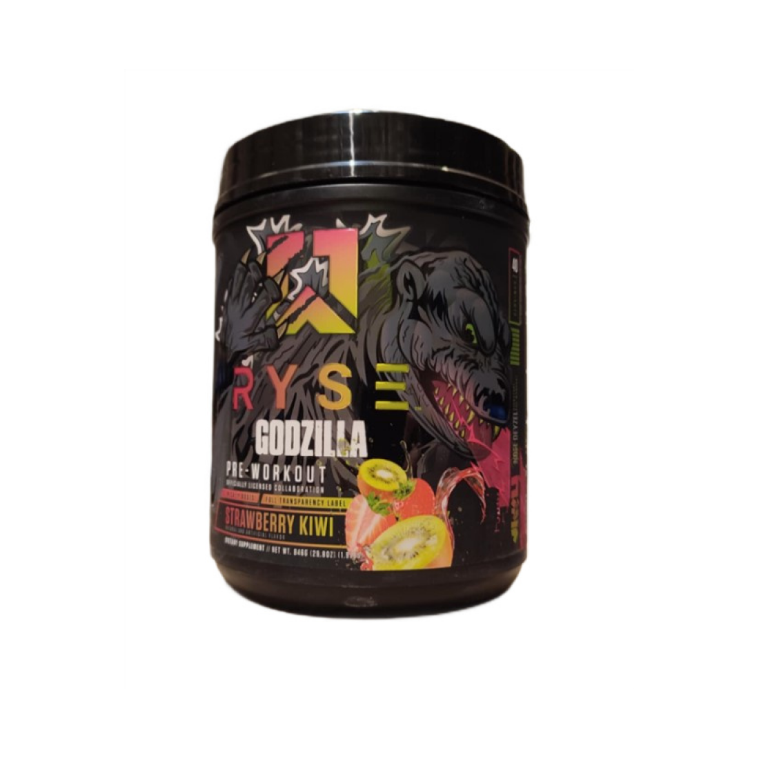 RYSE GODZILLA PRE-WORKOUT STRAWBERRY KIWI - 846 GRAMS