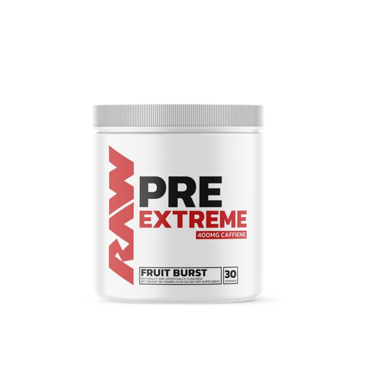 RAW NUTRITION PRE EXTREME TROPICAL PARADISE - 360 GRAMS