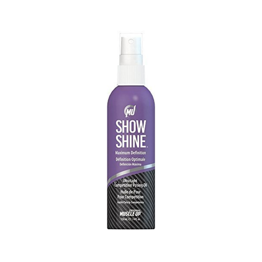 PRO TAN SHOW SHINE MAXIMUM DEFINITION ULTRA LIGHT COMPETITION POSING OIL SPRAY - 118 ML