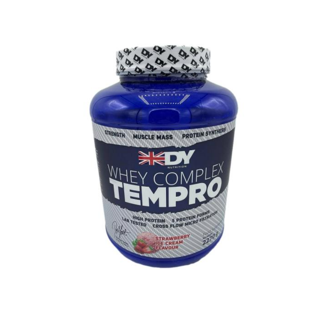 DORIAN YATES WHEY COMPLEX TEMPRO STRAWBERRY - 2270 GRAMS