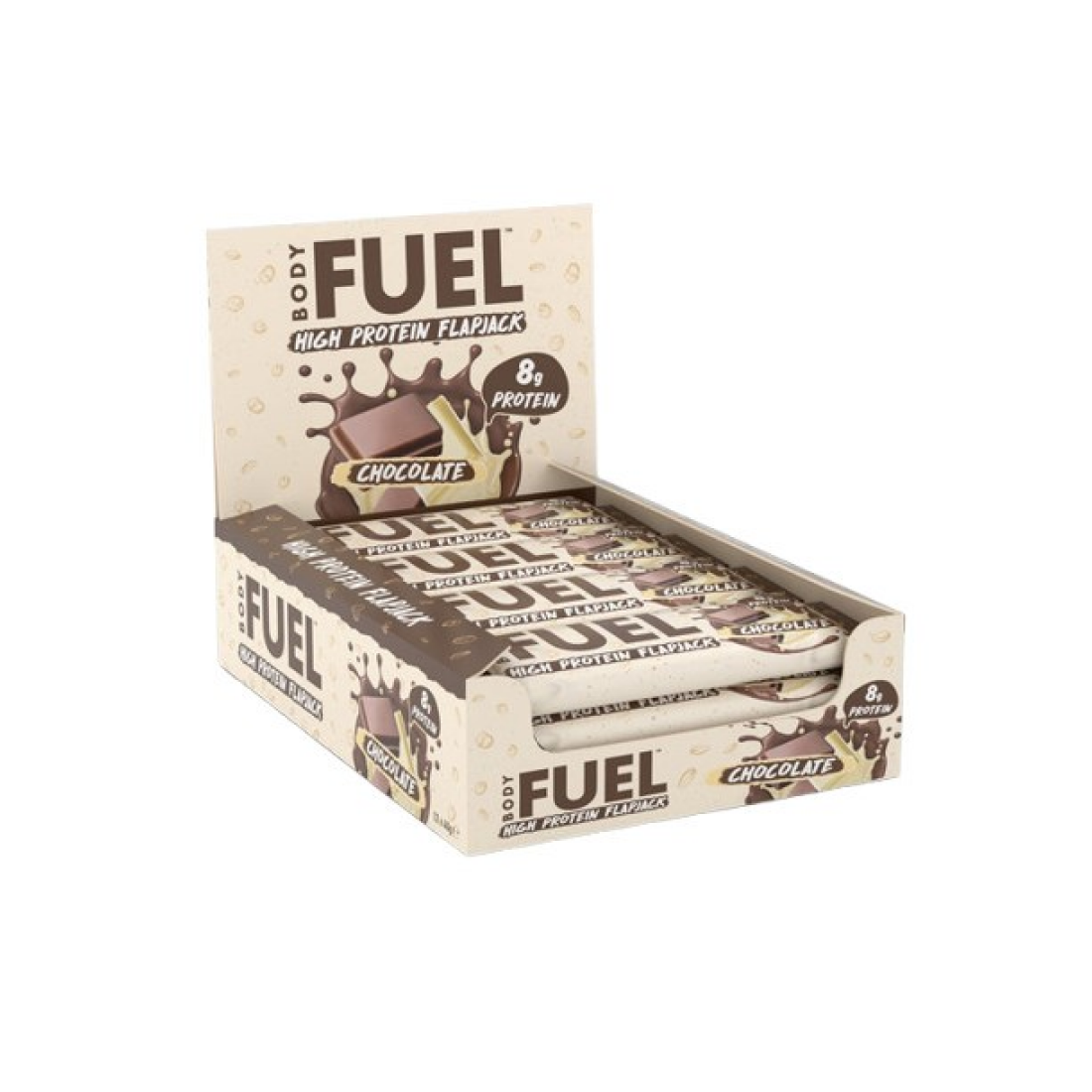APPLIED NUTRITION BODYFUEL FLAPJACK CHOCOLATE - 12 X 40G