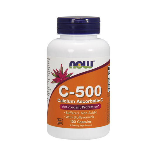 NOW FOODS VITAMIN C-500 CALCIUM ASCORBATE-C - 100 CAPS