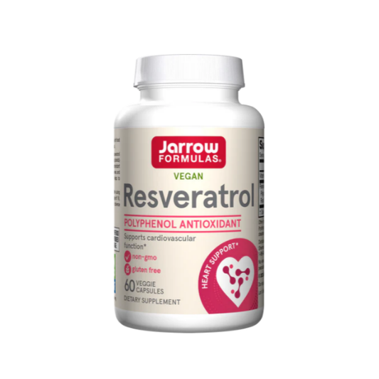 JARROW FORMULAS RESVERATROL 100MG - 60 VCAPS