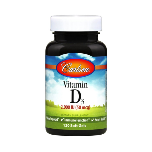 CARLSON LABS VITAMIN D3 2000 IU - 120 SOFTGELS