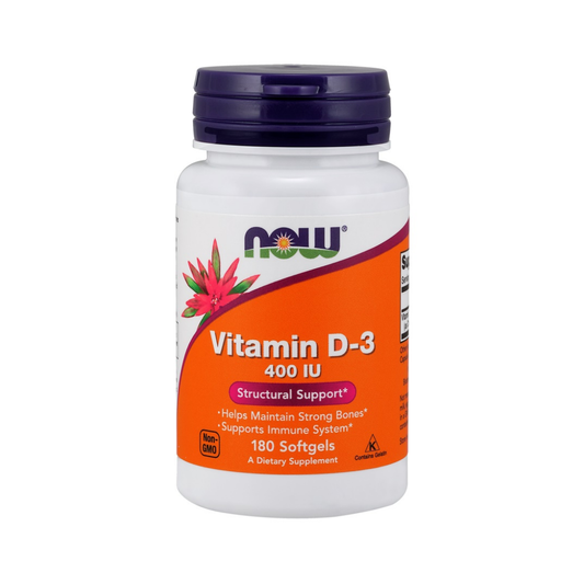 NOW FOODS VITAMIN D-3 400 IU - 180 SOFTGELS
