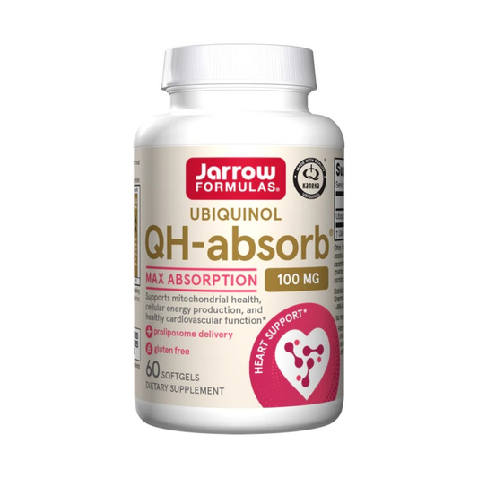 JARROW FORMULAS UBIQUINOL QH-ABSORB 100MG - 60 SOFTGELS