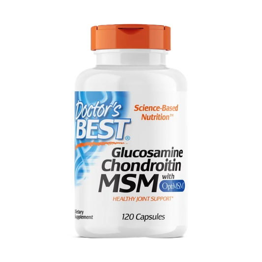 DOCTOR'S BEST GLUCOSAMINE CHONDROITIN MSM WITH OPTIMSM - 120 CAPS